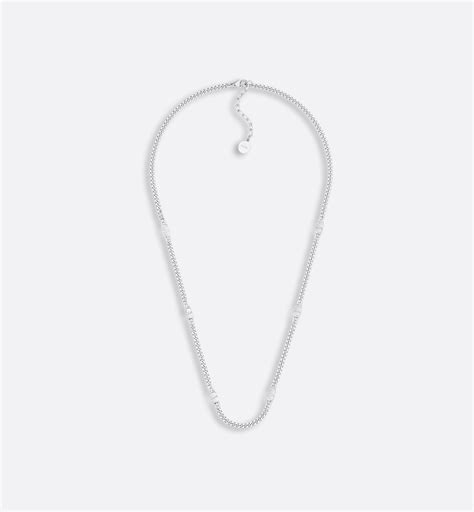 dior cd icon thin chain link necklace
